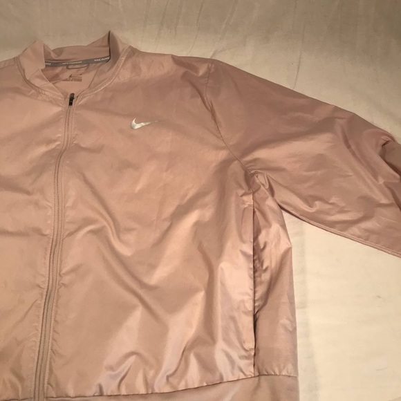 Womenโs Nike Just Do It Swoosh Logo Graphic Full Zip Jacket Size XL - Picture 2 of 12